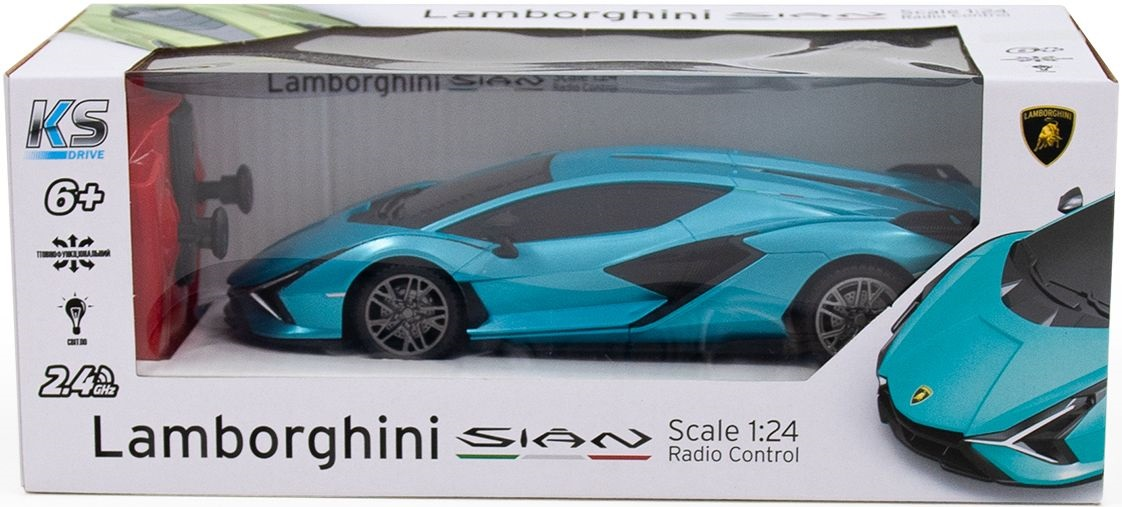 Автомобіль KS Drive на р/в Lamborghini Sian (1:24, 2.4Ghz, Синій)фото