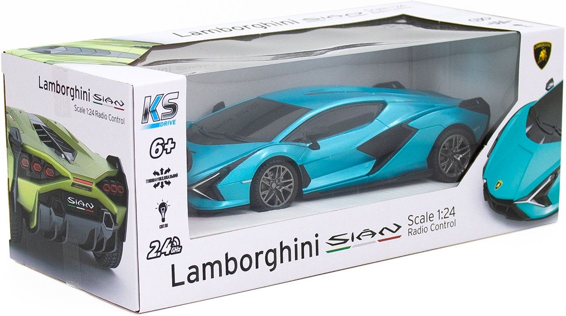 Автомобіль KS Drive на р/в Lamborghini Sian (1:24, 2.4Ghz, Синій)фото