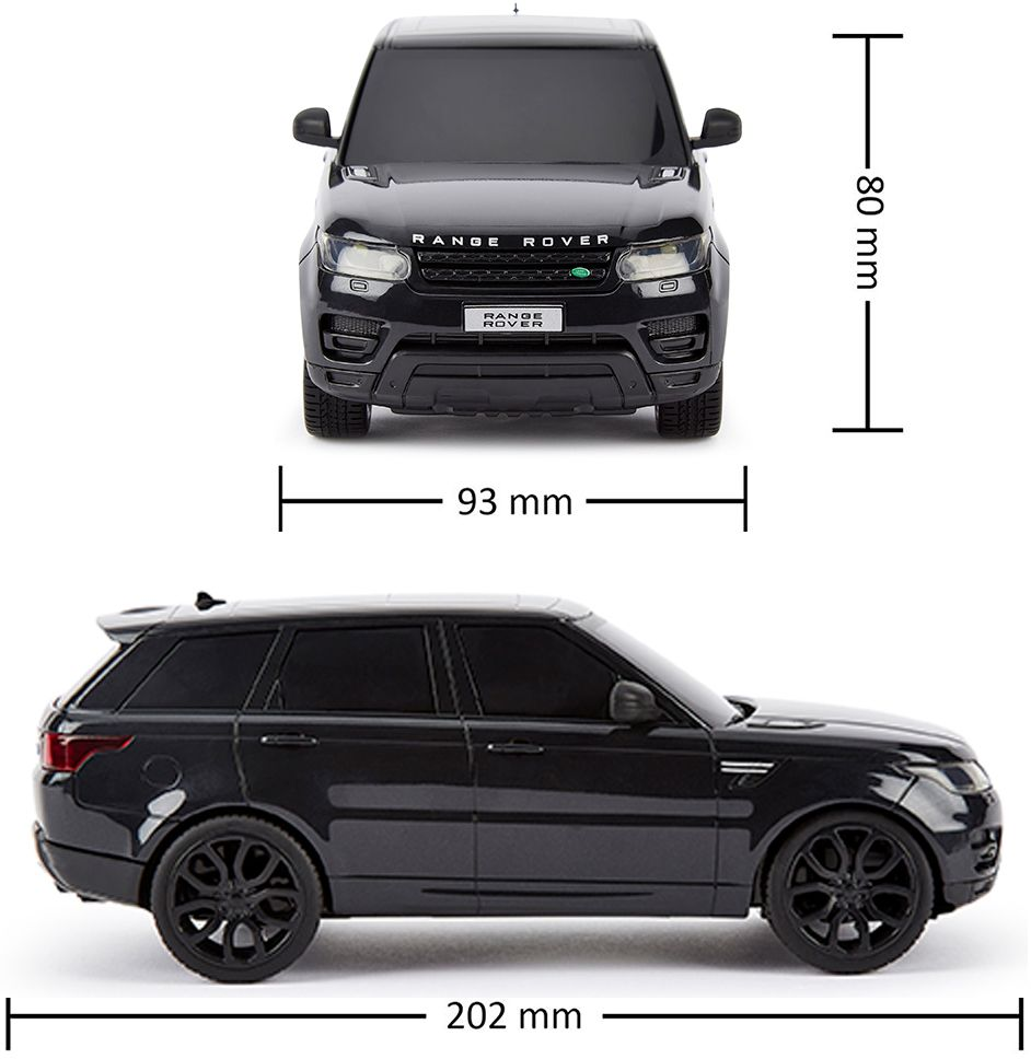 Автомобиль KS Drive на р/у Land Rover Range Rover Sport (1:24, 2.4Ghz, Черный) (124GRRB) фото 