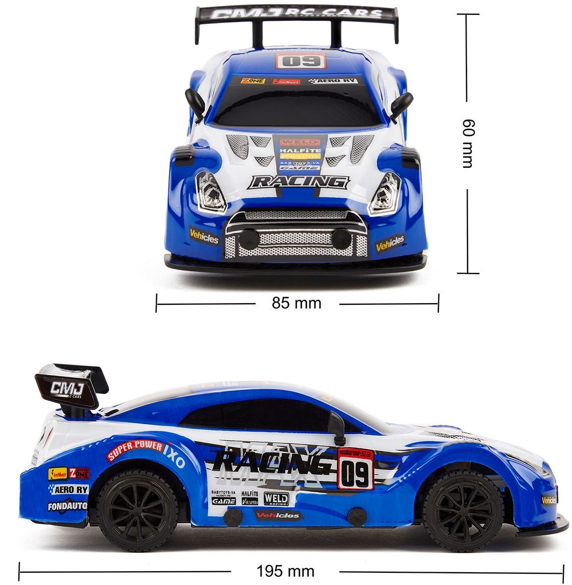 Автомобіль KS Drive на р/в Road Rebels (1:24, 2.4 ГГц (Ghz), Блакитний)фото