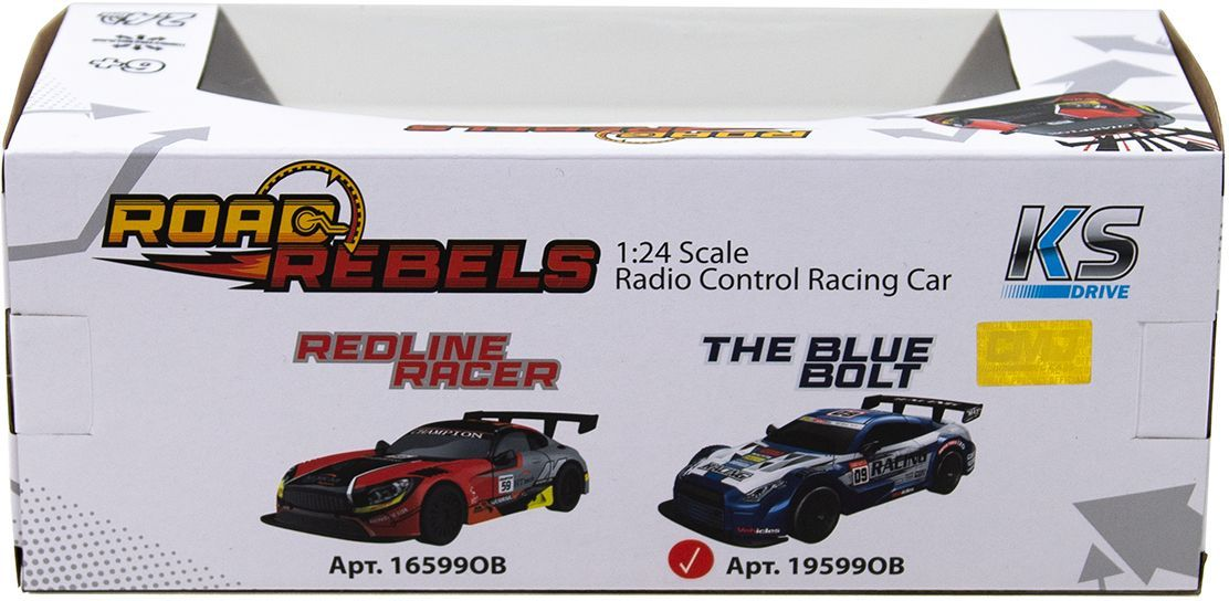 Автомобіль KS Drive на р/в Road Rebels (1:24, 2.4 ГГц (Ghz), Блакитний)фото