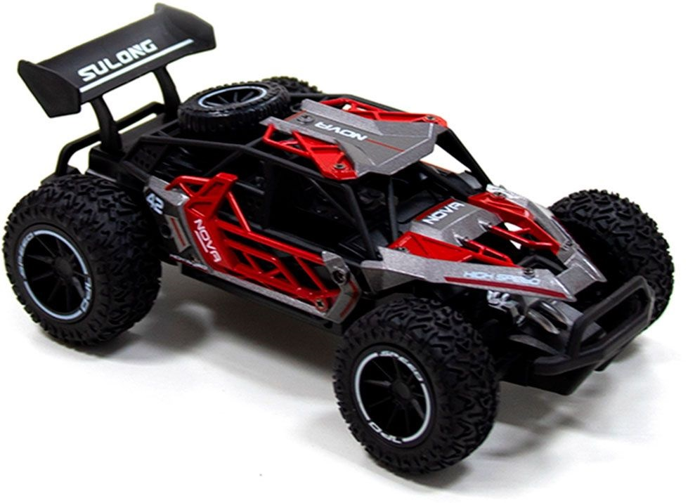 Автомобіль Metal Crawler на р/в Nova (Сіро-Червоний, Метал. Корпус, Аккум.3, 7V, 1:16)фото6