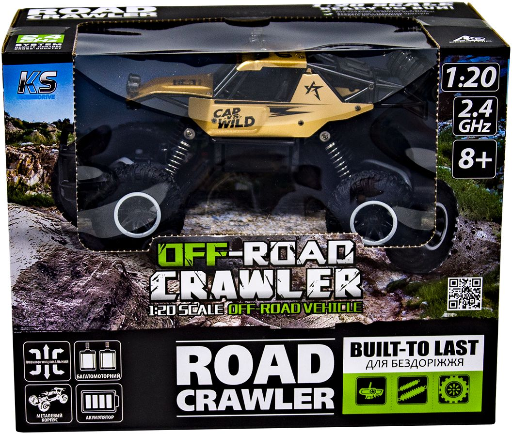 Автомобіль Off-Road Crawler на р/у Car Vs Wild (Золотий, Акум. 3,6V, Метал. Корпус, 1:20)фото11