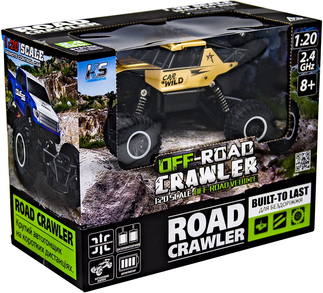 Автомобіль Off-Road Crawler на р/у Car Vs Wild (Золотий, Акум. 3,6V, Метал. Корпус, 1:20)фото12