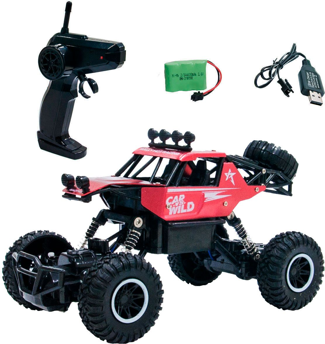 Автомобіль Off-Road Crawler на р/в Car Vs Wild (Червоний, Акум. 3,6V, Метал. Корпус, 1:20)фото8