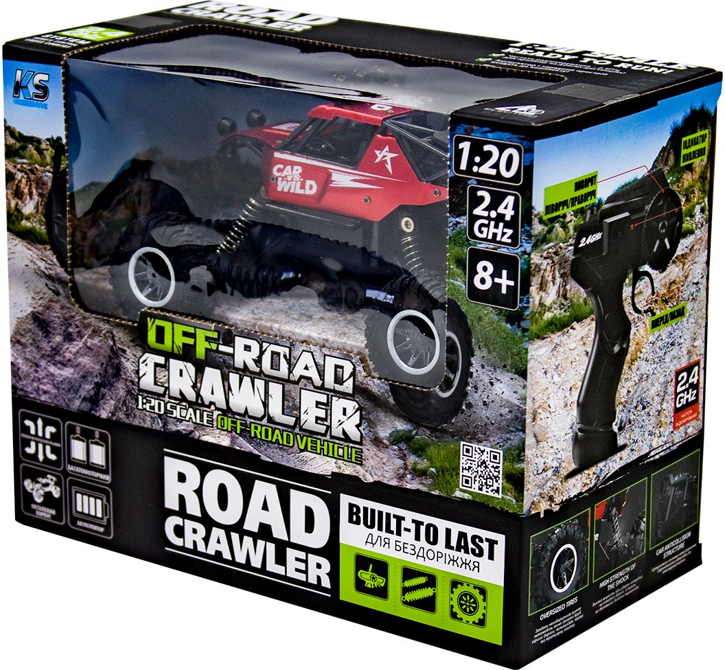Автомобіль Off-Road Crawler на р/в Car Vs Wild (Червоний, Акум. 3,6V, Метал. Корпус, 1:20)фото10
