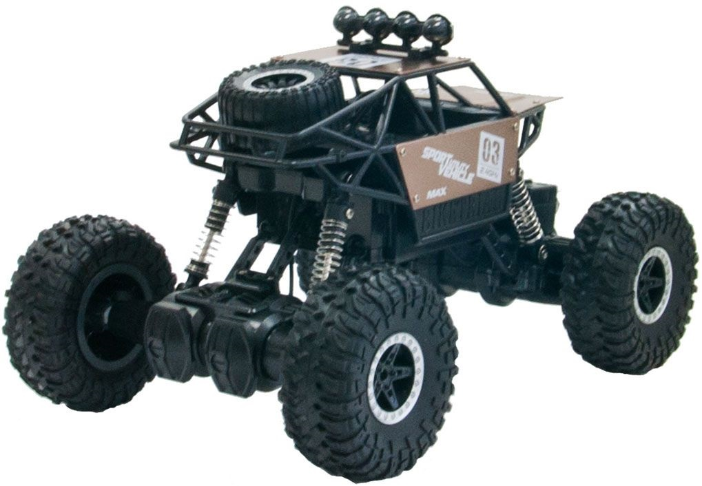 Автомобіль Off-Road Crawler на р/в Super Speed ??(Матовий Коричн., Акум. 4.8V, Метал. Корпус, 1:18)фото4