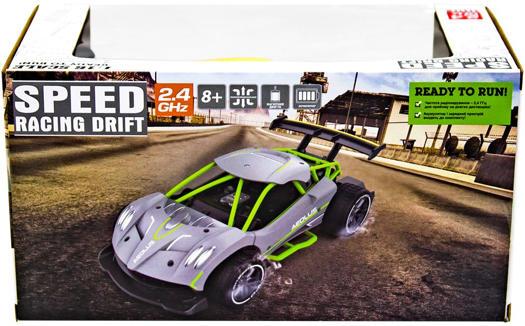 Автомобіль Speed ??Racing Drift на р/у Aeolus (Жовтий, Аккум.3,7V, 1:16)фото