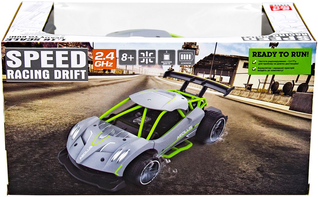 Автомобіль Speed ??Racing Drift на р/у Aeolus (Сірий, Аккум.3, 7V, 1:16)фото