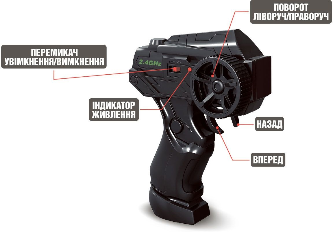 Автомобіль Speed ??Racing Drift на р/у Aeolus (Сірий, Аккум.3, 7V, 1:16)фото