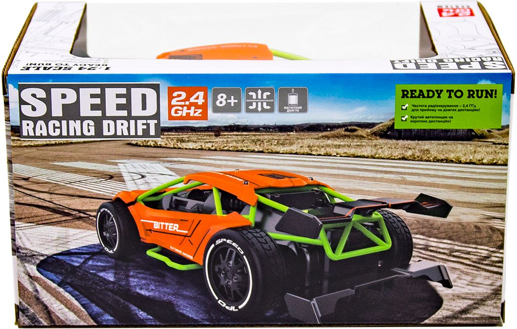 Автомобіль Speed ??Racing Drift на р/у Bitter (Помаранчевий, 1:24)фото13
