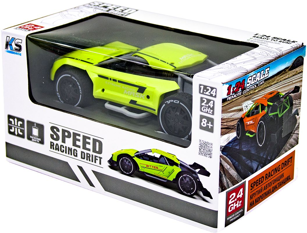 Автомобиль Speed Racing Drift на р/у Mask (Зеленый, 1:24) (SL-290RHGR) фото 10