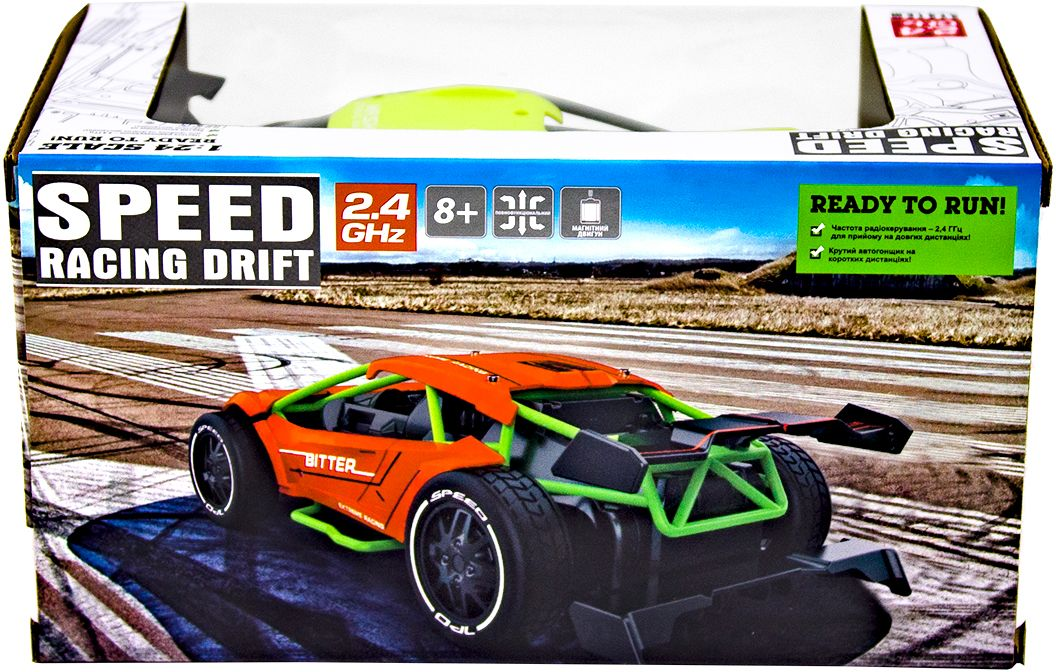 Автомобиль Speed Racing Drift на р/у Mask (Зеленый, 1:24) (SL-290RHGR) фото 13