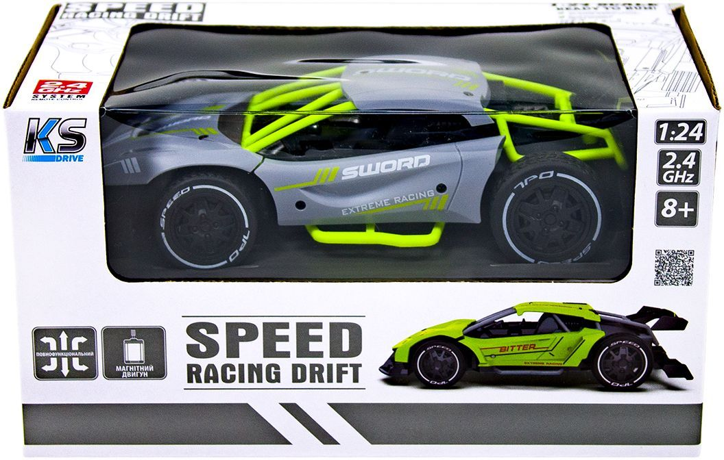 Автомобіль Speed ??Racing Drift на р/у Sword (Сірий, 1:24)фото11