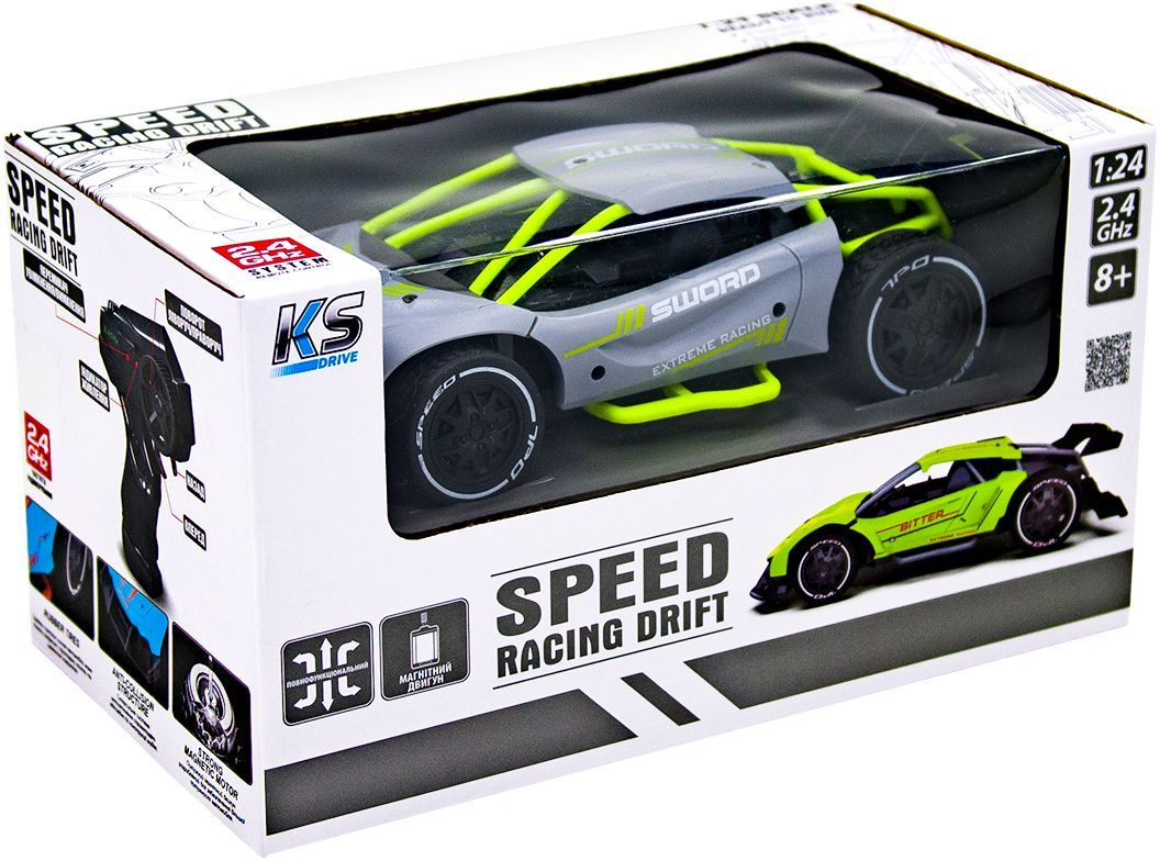 Автомобіль Speed ??Racing Drift на р/у Sword (Сірий, 1:24)фото12
