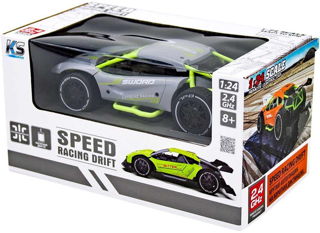 Автомобіль Speed ??Racing Drift на р/у Sword (Сірий, 1:24)фото10