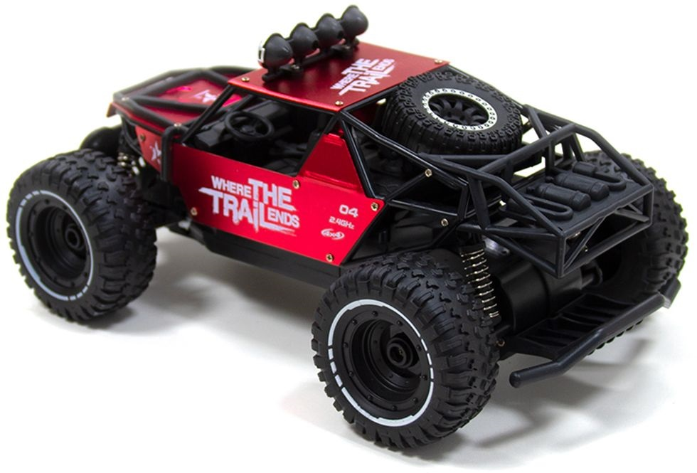 Автомобіль Off-Road Crawler на р/в Race (Матовий Червоний, Метал. Корпус, Аккум.6V, 1:14)фото3