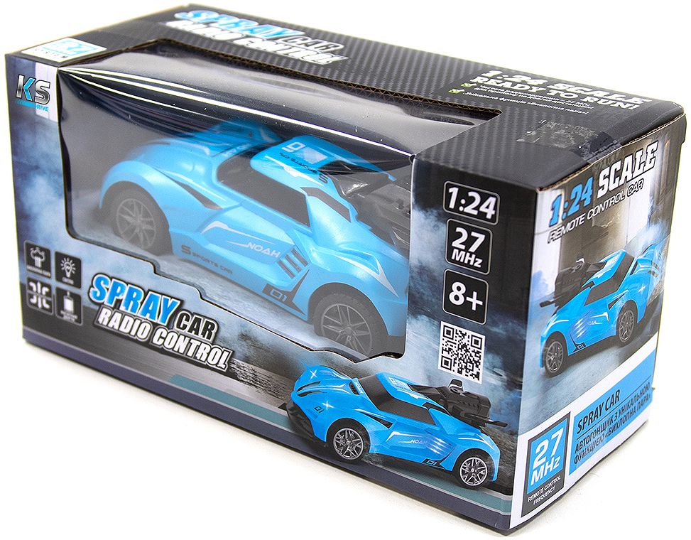 Автомобіль Spray Car на р/у Sport (Блакитний, 1:24, Світ, Вихлопний Пар)фото11