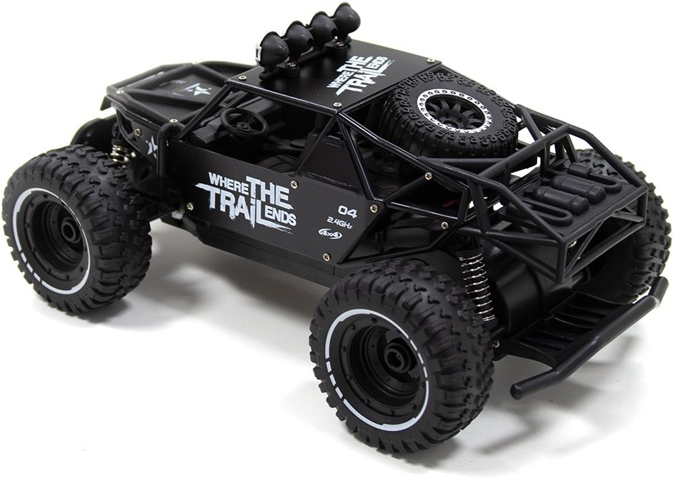 Автомобіль Off-Road Crawler на р/в Race (Матовий Чорний, Метал. Корпус, Аккум.6V, 1:14)фото3