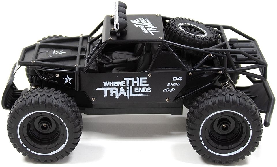 Автомобіль Off-Road Crawler на р/в Race (Матовий Чорний, Метал. Корпус, Аккум.6V, 1:14)фото2