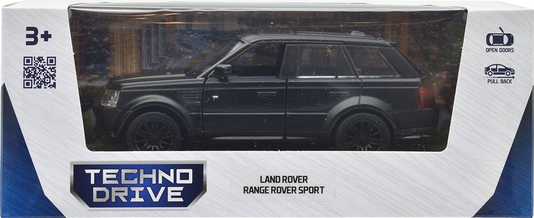 Автомодель - Land Rover Range Rover Sport (Черный) (250342U) фото 10