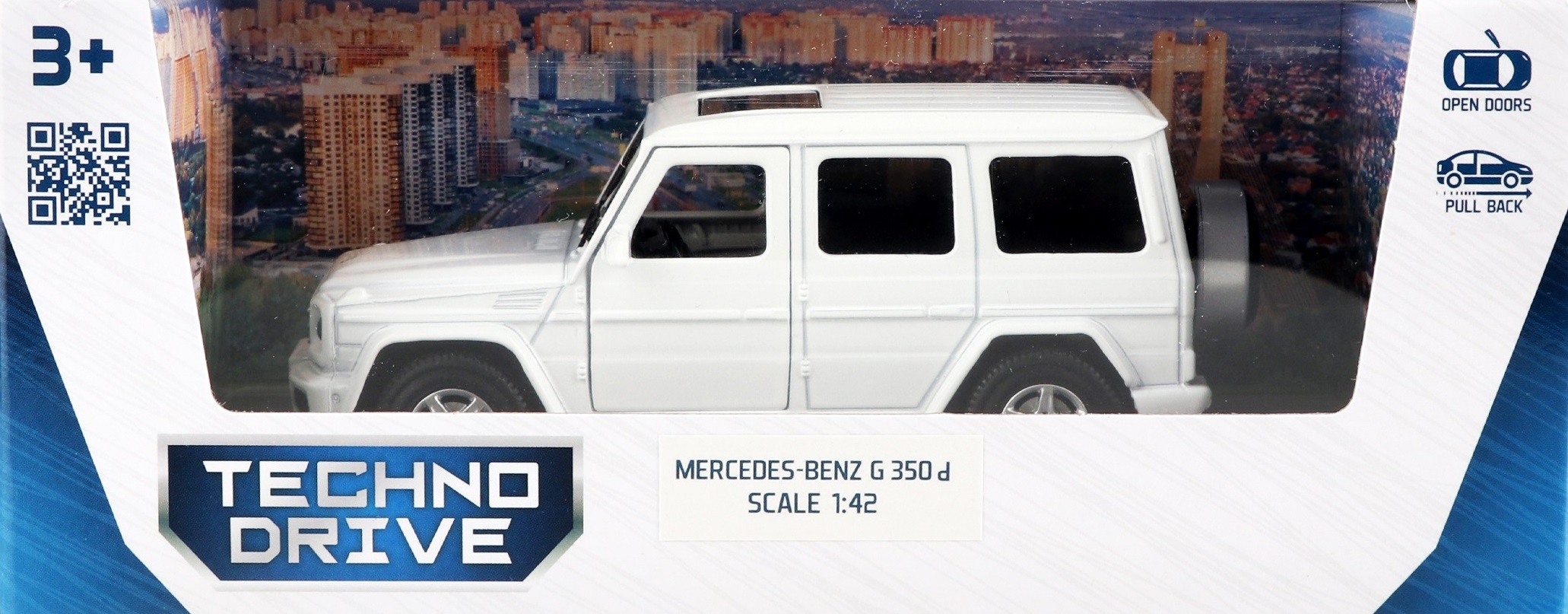 Автомодель - Mercedes Benz G350 (Белый) (250275) фото 12