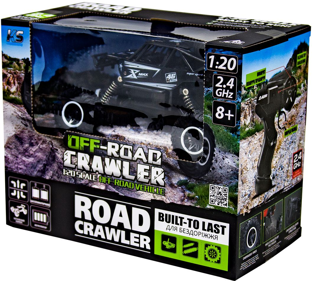 Автомобіль Off-Road Crawler на р/у Rock Sport (Чорний, Акум. 3,6V, Метал. Корпус, 1:20)фото10