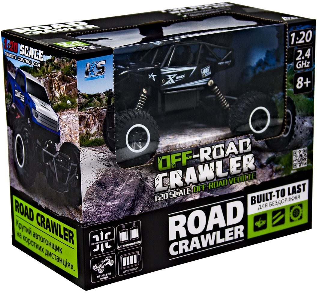 Автомобіль Off-Road Crawler на р/у Rock Sport (Чорний, Акум. 3,6V, Метал. Корпус, 1:20)фото12