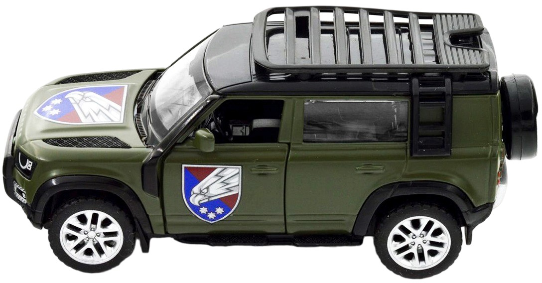 Автомодель серии "Шевроны Героев" - Land Rover Defender 110 - "25 ОВДБр" (250289M) фото 2