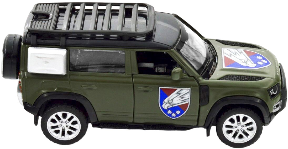 Автомодель серии "Шевроны Героев" - Land Rover Defender 110 - "25 ОВДБр" (250289M) фото 6