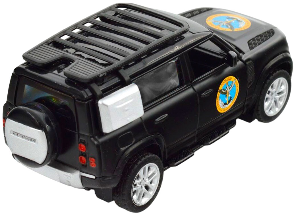 Автомодель серии "Шевроны Героев" - Land Rover Defender 110 - "ГУР МО" (250364M) фото 