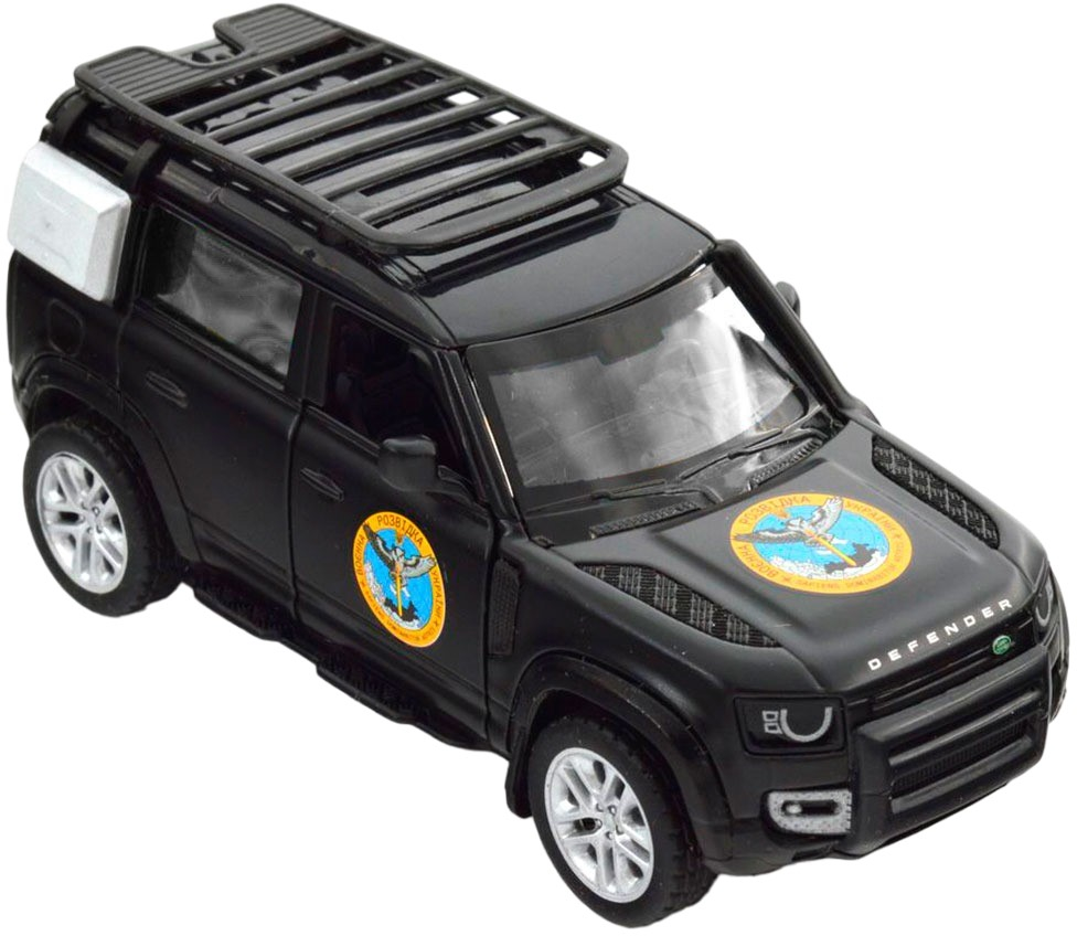 Автомодель серии "Шевроны Героев" - Land Rover Defender 110 - "ГУР МО" (250364M) фото 