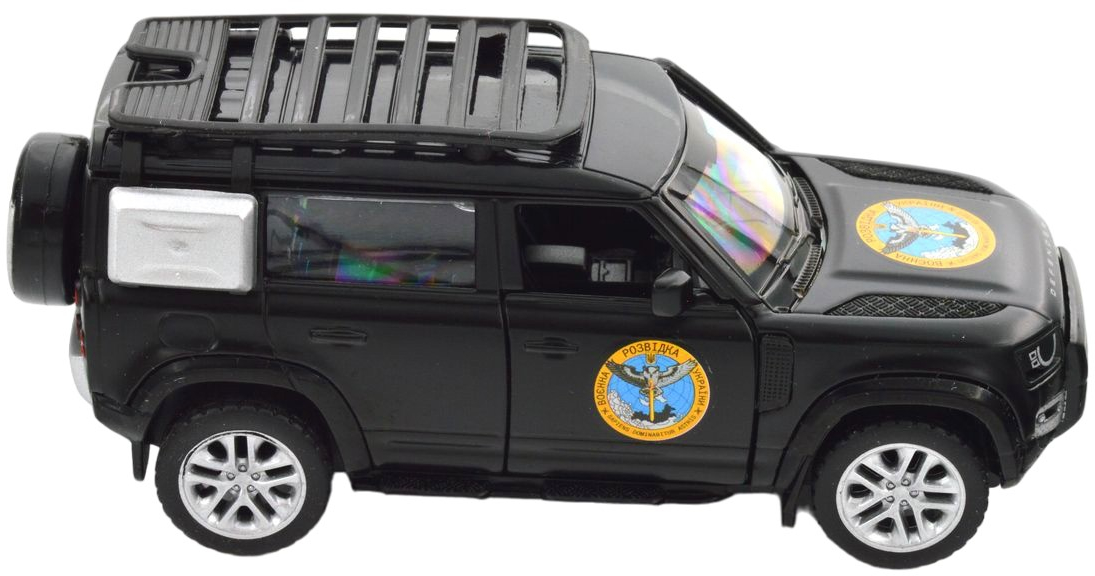 Автомодель серии "Шевроны Героев" - Land Rover Defender 110 - "ГУР МО" (250364M) фото 