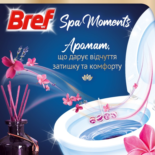 Туалетный блок для унитаза Bref Spa Moments Гармония 1 шт фото 4