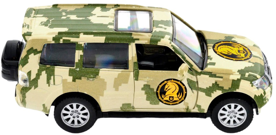 Автомодель серії "Шеврони Героїв" - Mitsubishi Pajero 4Wd Turbo - "47 ОМБр"фото