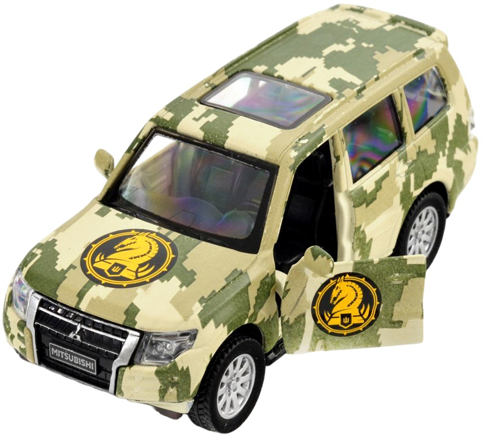 Автомодель серії "Шеврони Героїв" - Mitsubishi Pajero 4Wd Turbo - "47 ОМБр"фото