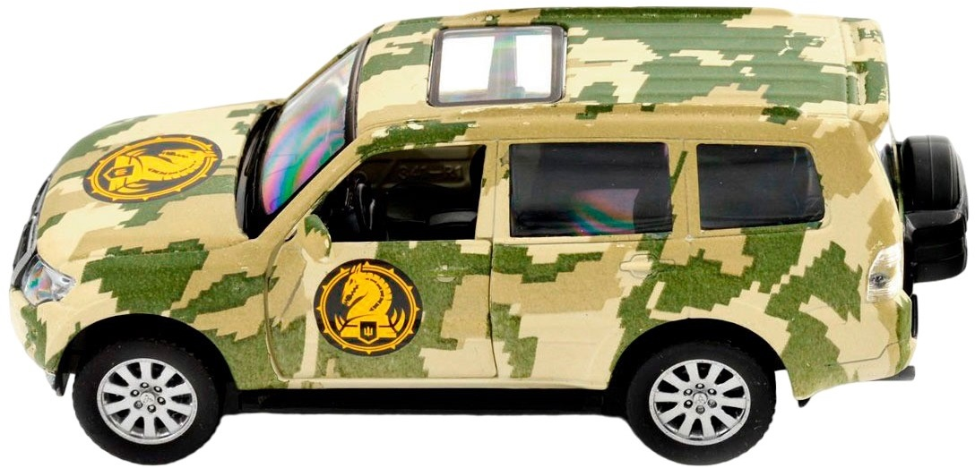 Автомодель серії "Шеврони Героїв" - Mitsubishi Pajero 4Wd Turbo - "47 ОМБр"фото