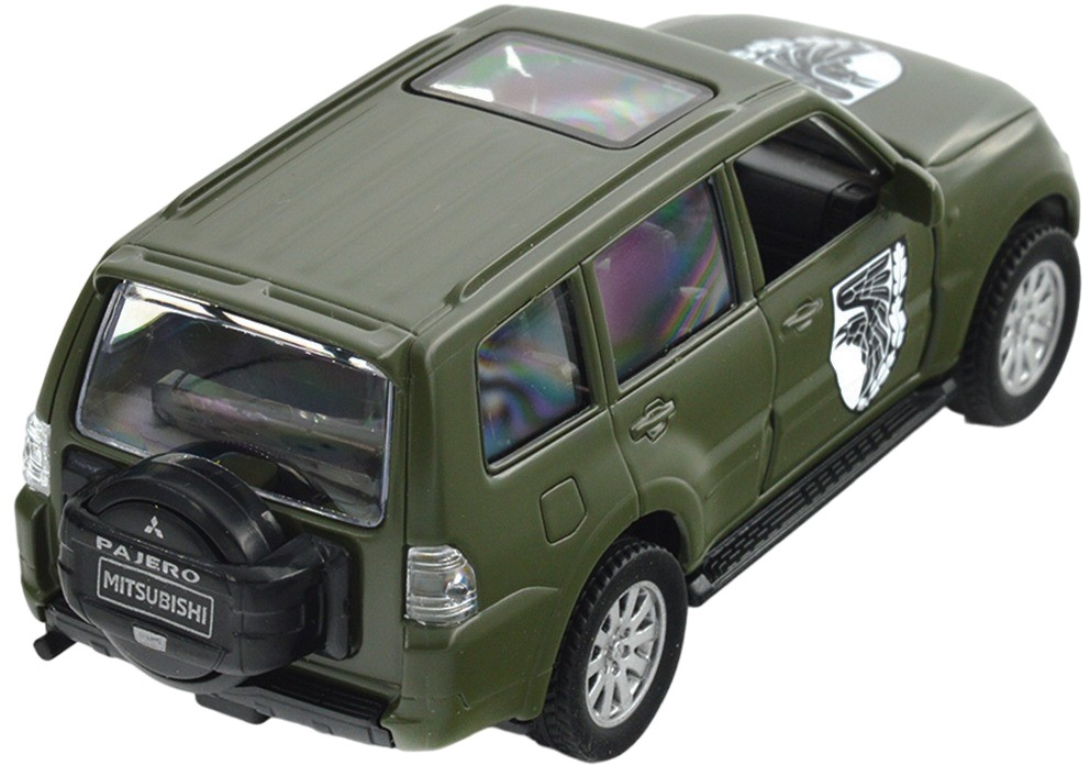 Автомодель серии "Шевроны Героев" - Mitsubishi Pajero 4Wd Turbo - "93 ОМБр" (250283M) фото 5