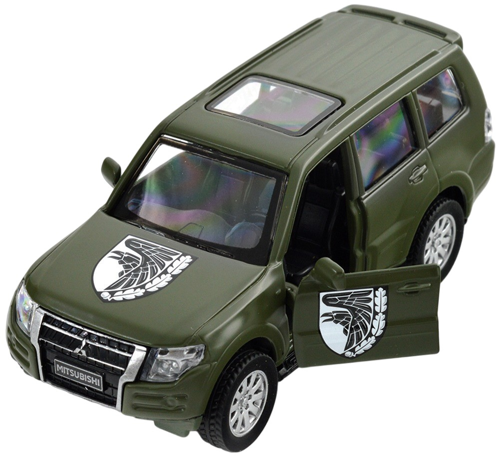 Автомодель серии "Шевроны Героев" - Mitsubishi Pajero 4Wd Turbo - "93 ОМБр" (250283M) фото 9