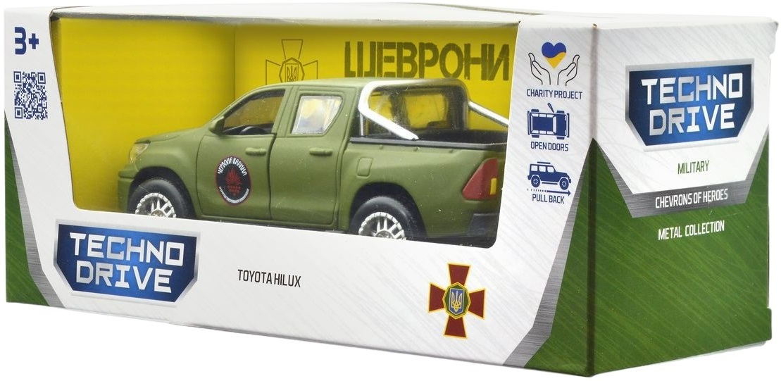 Автомодель серии "Шевроны Героев" - Toyota Hilux - "Красная Калина" (KM6119) фото 15