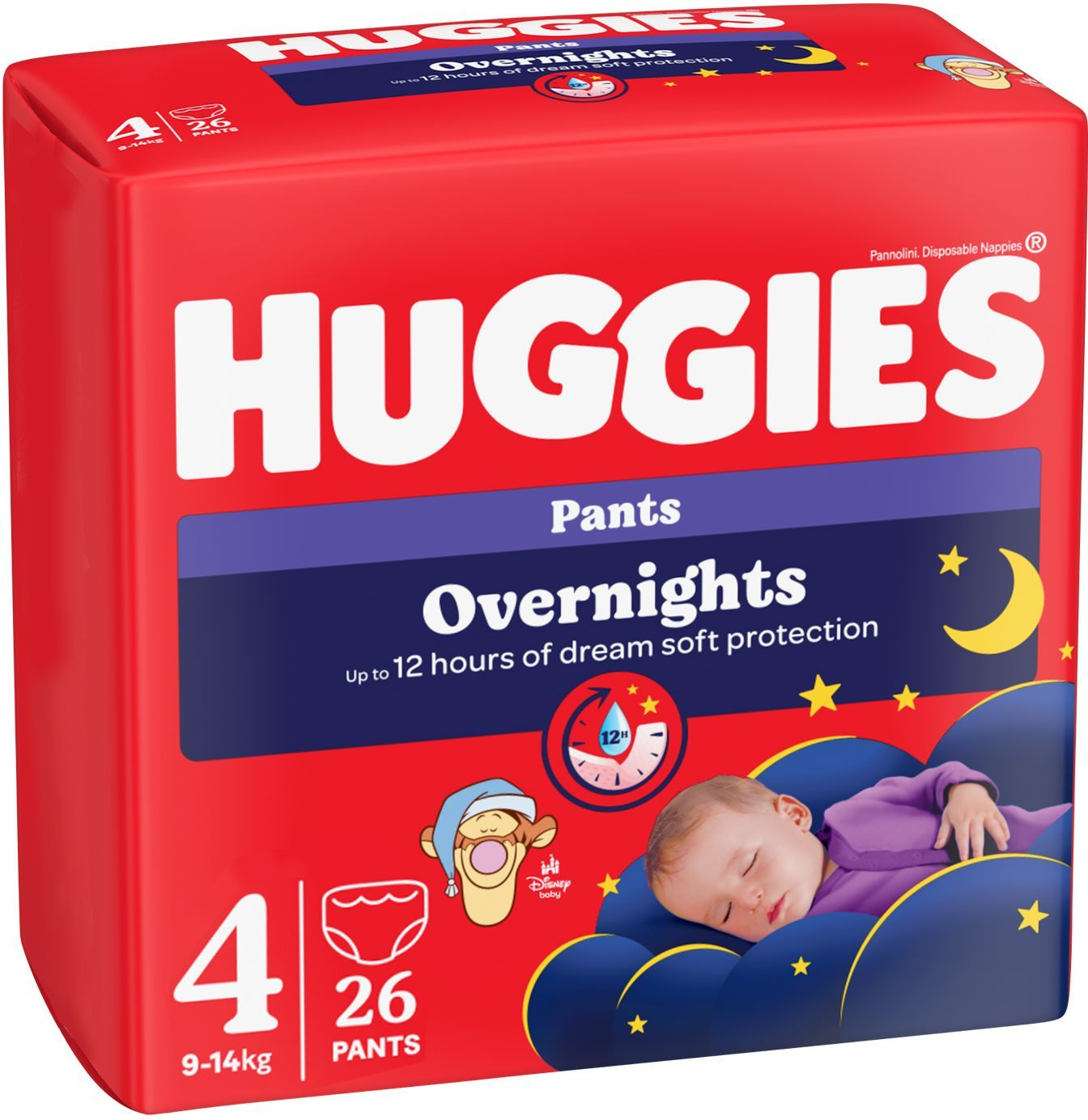 Подгузники-трусики Huggies Overnights Pants 4 9-14 кг 26 шт фото 2