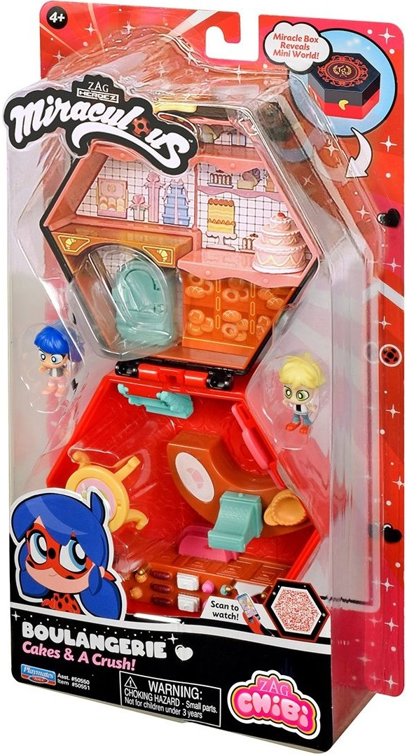 Ігровий набір "Леді Баг та Супер-кіт" Серії "Chibi"- Пекарня Буланжері (2 Фігурки, Аксесс.)фото