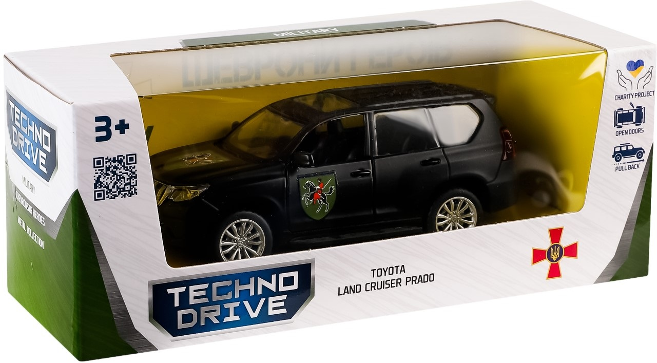 Автомодель серии "Шевроны Героев" - Toyota Land Cruiser Prado - "110 ОМБр" (250359M) фото 