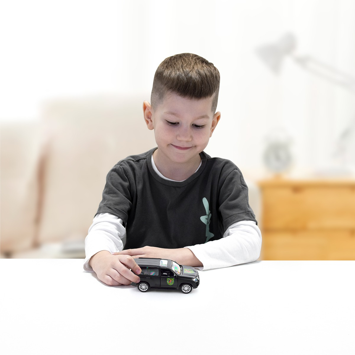 Автомодель серии "Шевроны Героев" - Toyota Land Cruiser Prado - "110 ОМБр" (250359M) фото 