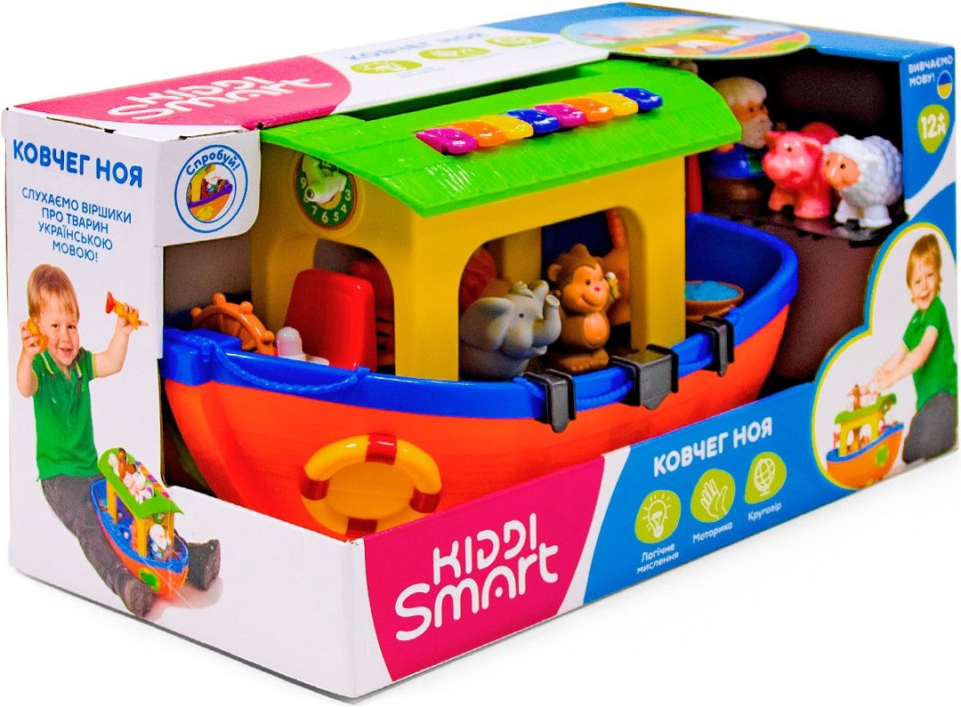 Игровой набор Kiddi Smart - Ноев Ковчег (Украинский) (63404) фото 12