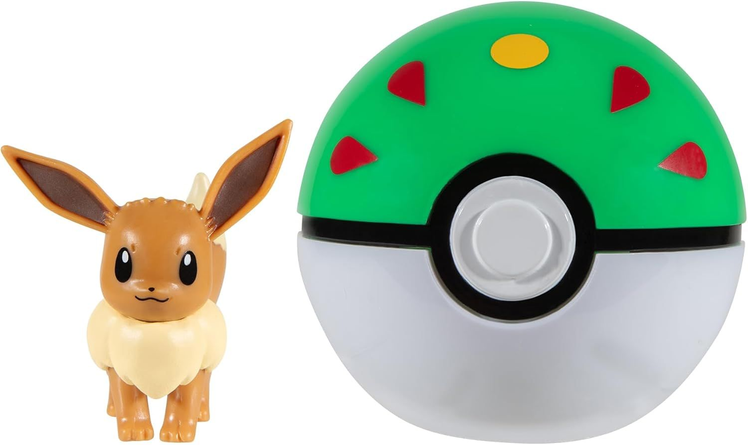 Ігровий набір Pokemon W16 - Іві у покеболі (Ігрова фігурка, Покебол)фото