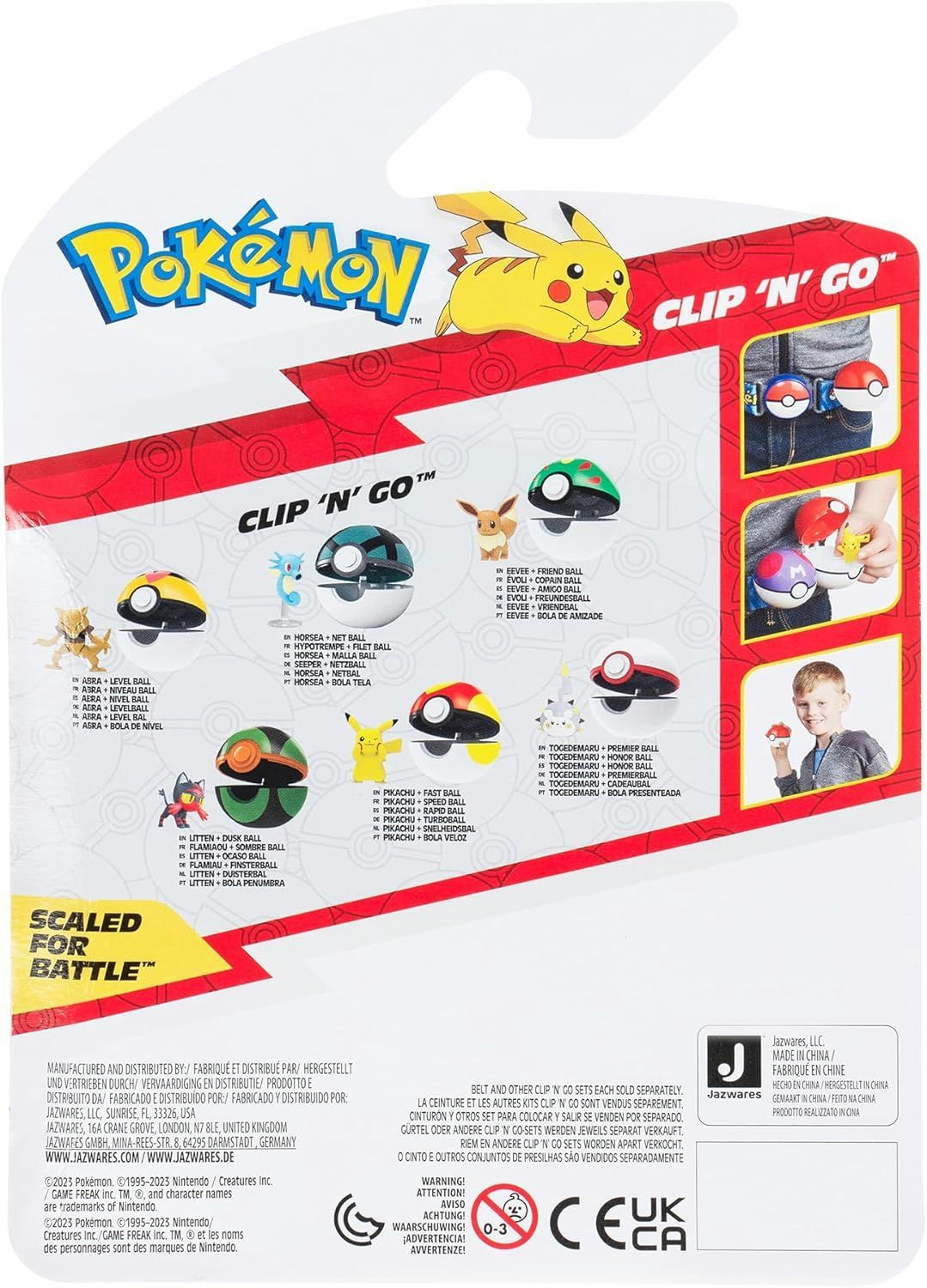 Ігровий набір Pokemon W16 - Іві у покеболі (Ігрова фігурка, Покебол)фото