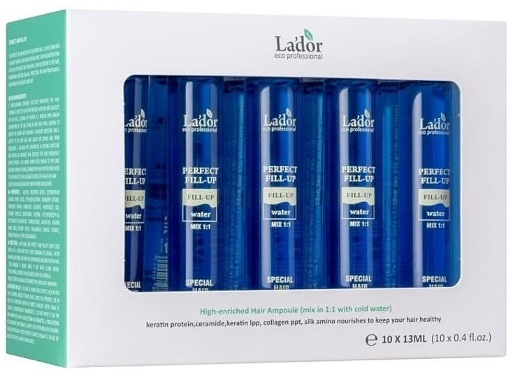 Филлер для волос La'dor Perfect Hair Fill-Up с эффектом ламинирования 20*13 мл фото 2