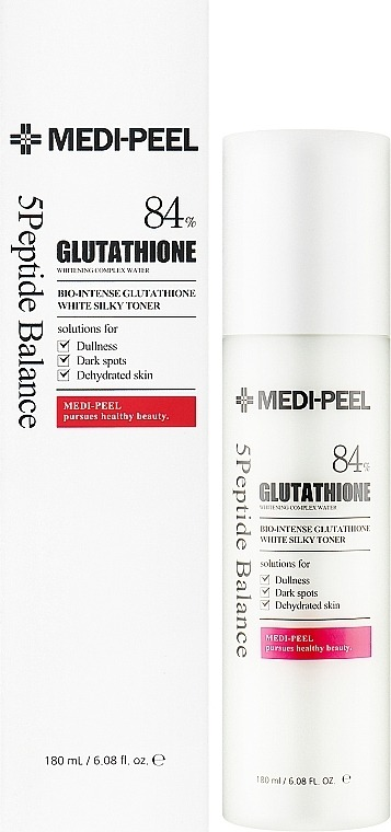 Тонер Medi-Peel Bio Intense Glutathione White Silky осветляющий с глутатионом 180 мл фото 2