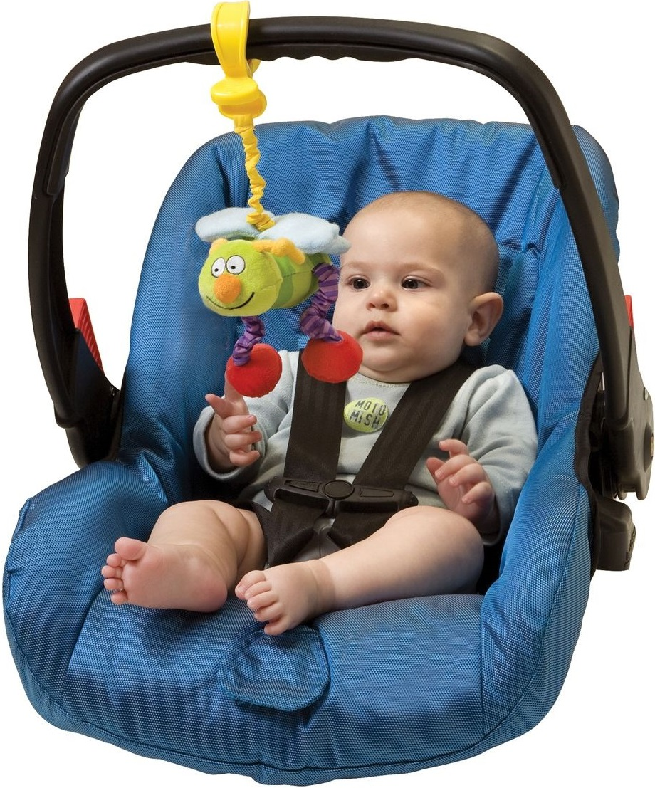 Игрушка-подвеска на прищепке - Жужу (в ассорт. Дрожащие Бабочка и Пчёлка) (10555) фото 